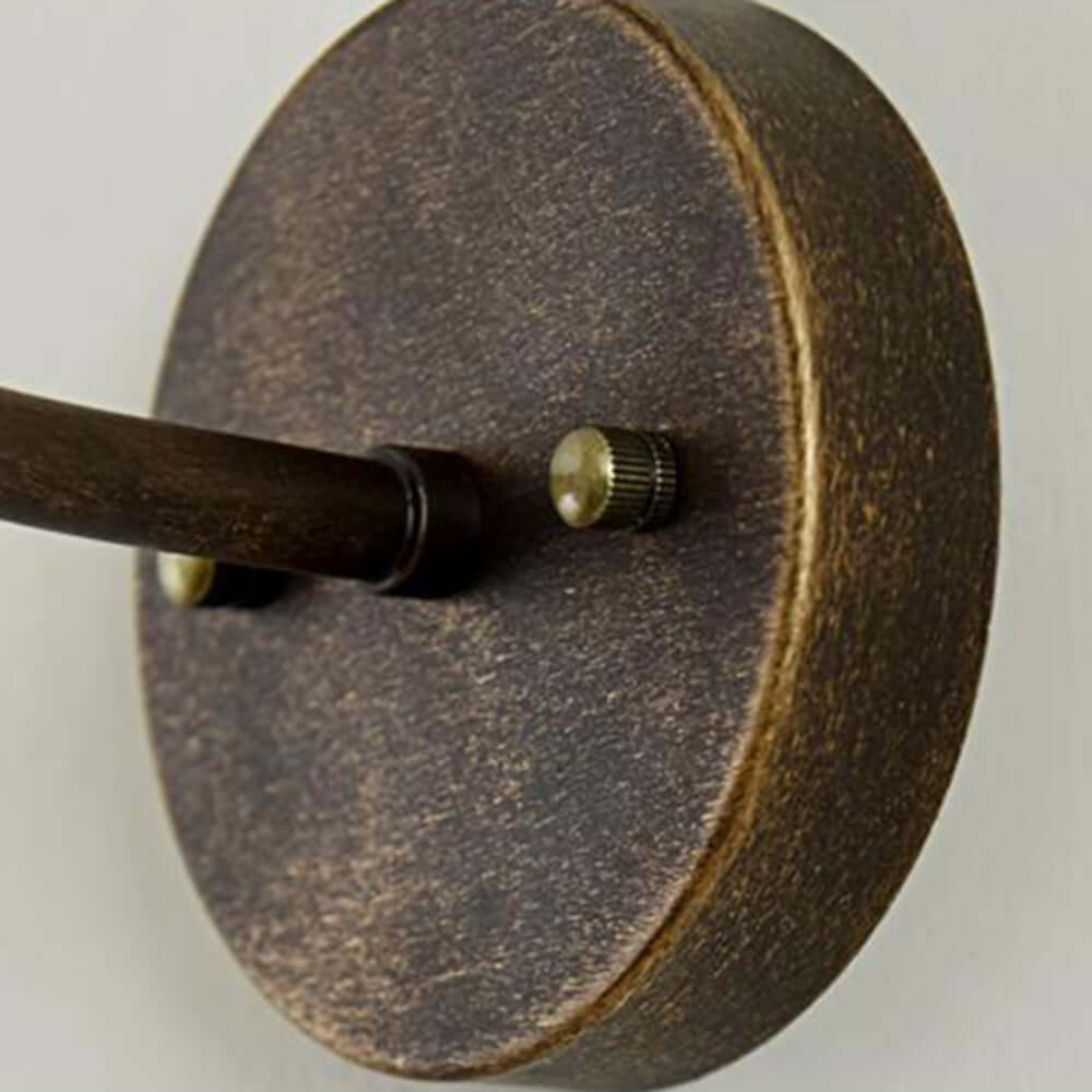 Alessio Rustic Bowl Shaped Antique Brass IP65 Waterproof Outdoor Wall Lamp