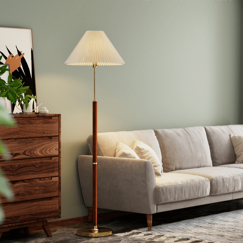 Modern Rice Paper Floor Lamp - Elegant Minimalist Lighting for Living Room & Bedroom