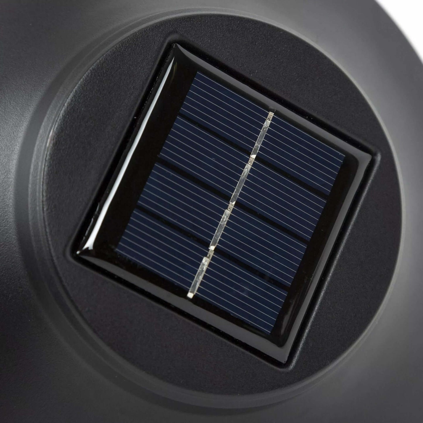 Solar Garden Lamps Torch Lights Outdoor 6-Pack - Black Aluminum & Plastic - 10 Lumens - 59cm H x 16cm W