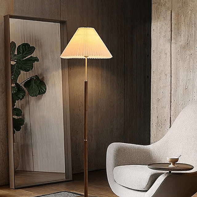 Modern Rice Paper Floor Lamp - Elegant Minimalist Lighting for Living Room & Bedroom