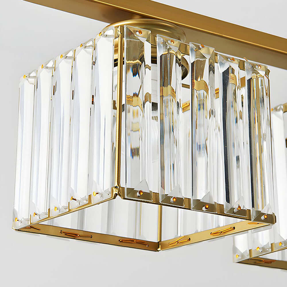 Nordic Multi-Head Designer Long Glass Island Lamp