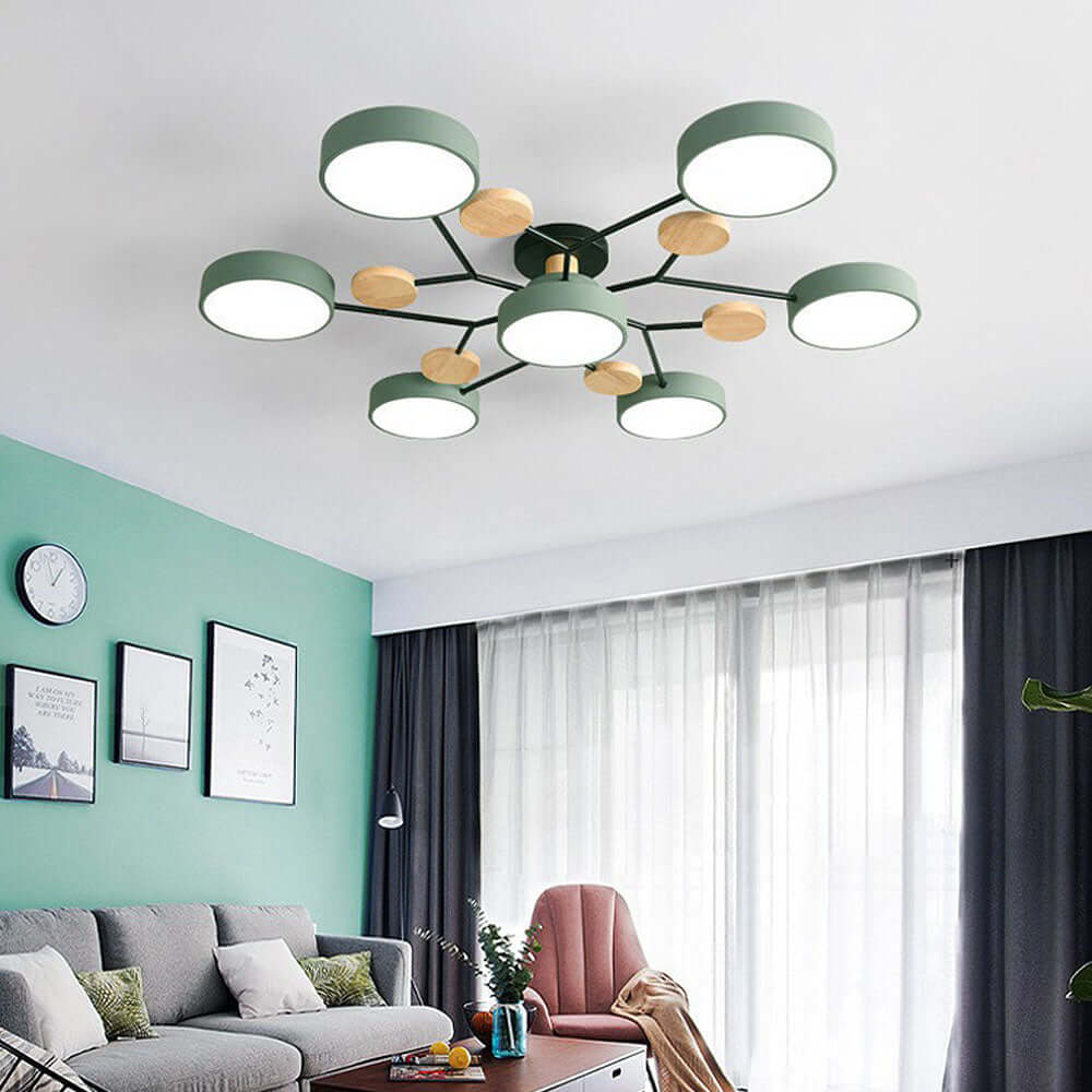 Modern Circular Living Room LED Ceiling Light