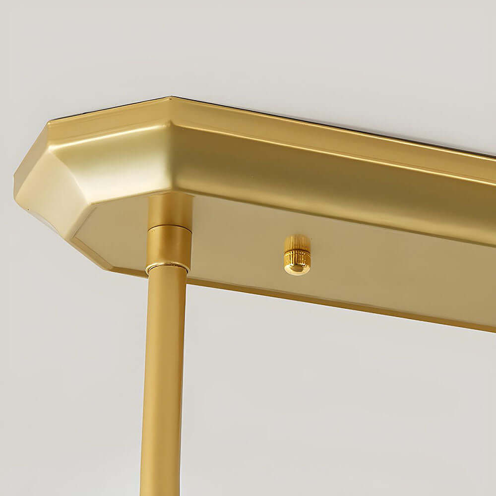 Nordic Multi-Head Designer Long Glass Island Lamp