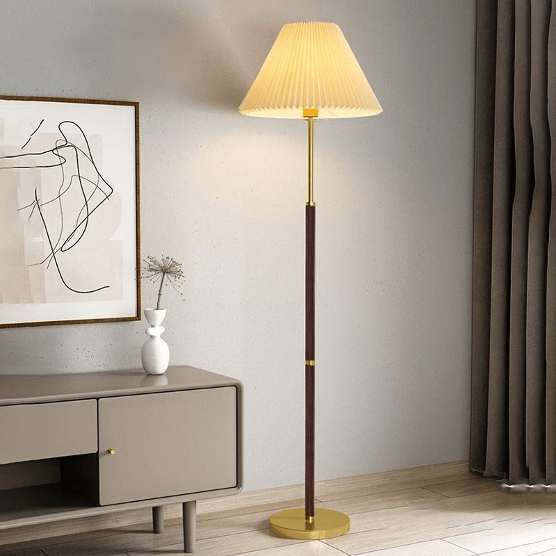 Modern Rice Paper Floor Lamp - Elegant Minimalist Lighting for Living Room & Bedroom
