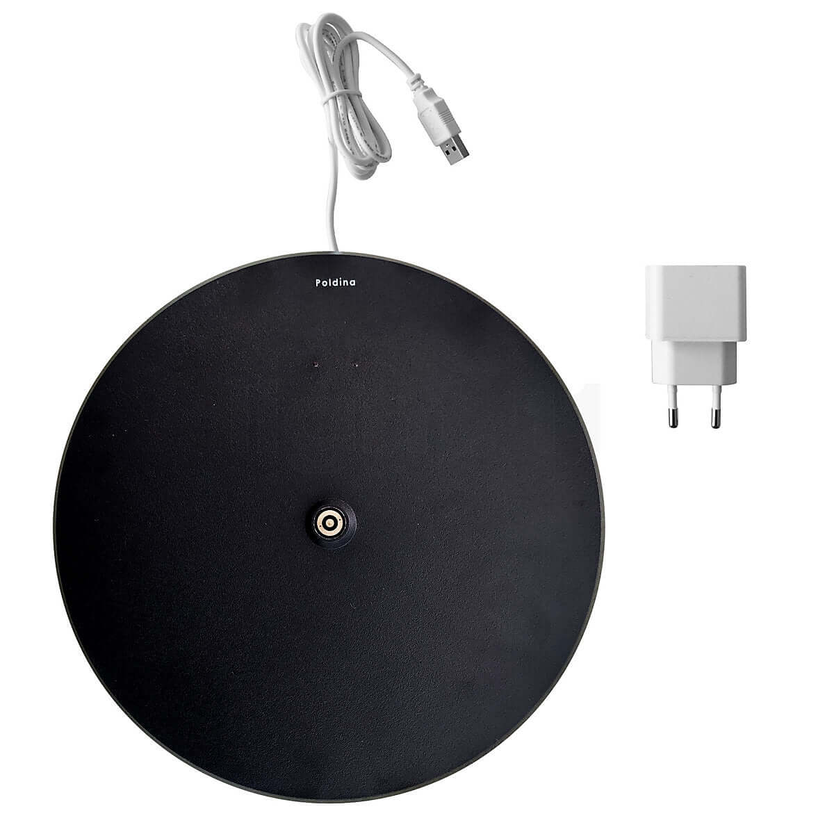 Rechargeable LED Floor Lamp - Modern Adjustable Aluminum & Acrylic Lamp - White/Black
