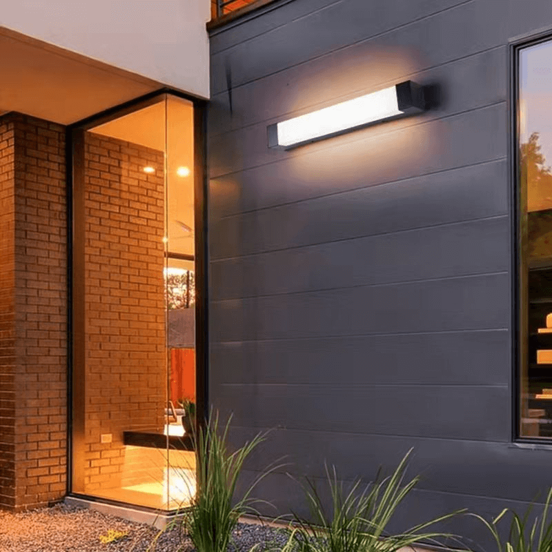 Modern LED Wall Sconce - Indoor/Outdoor Lighting Fixture