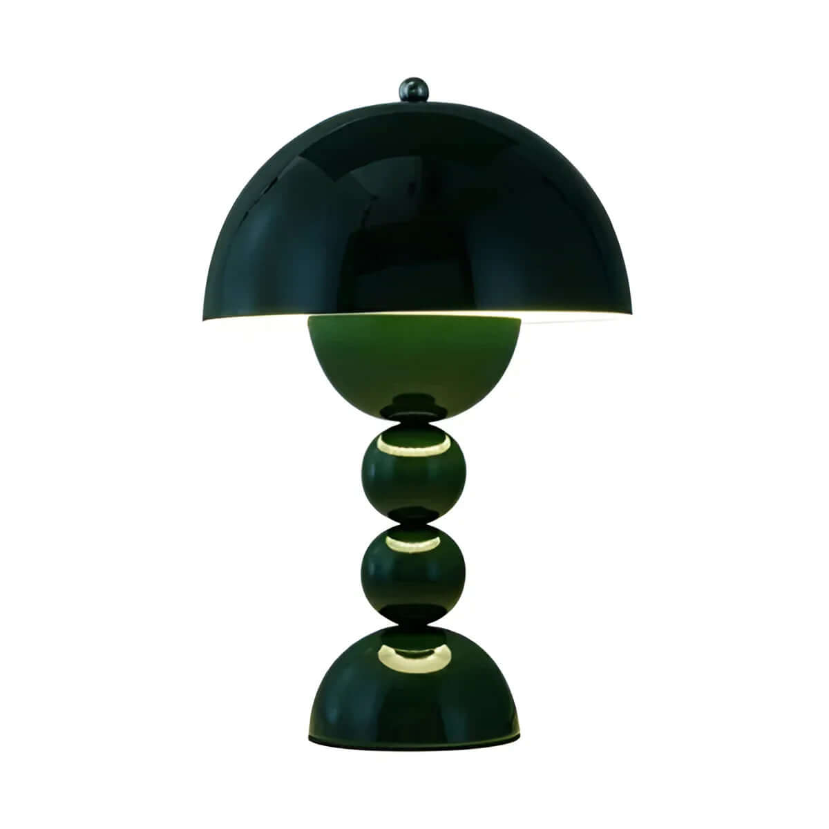 Vintage Mid-Century Modern Mushroom Lamp - Retro Acrylic Dome Light for Table & Desk