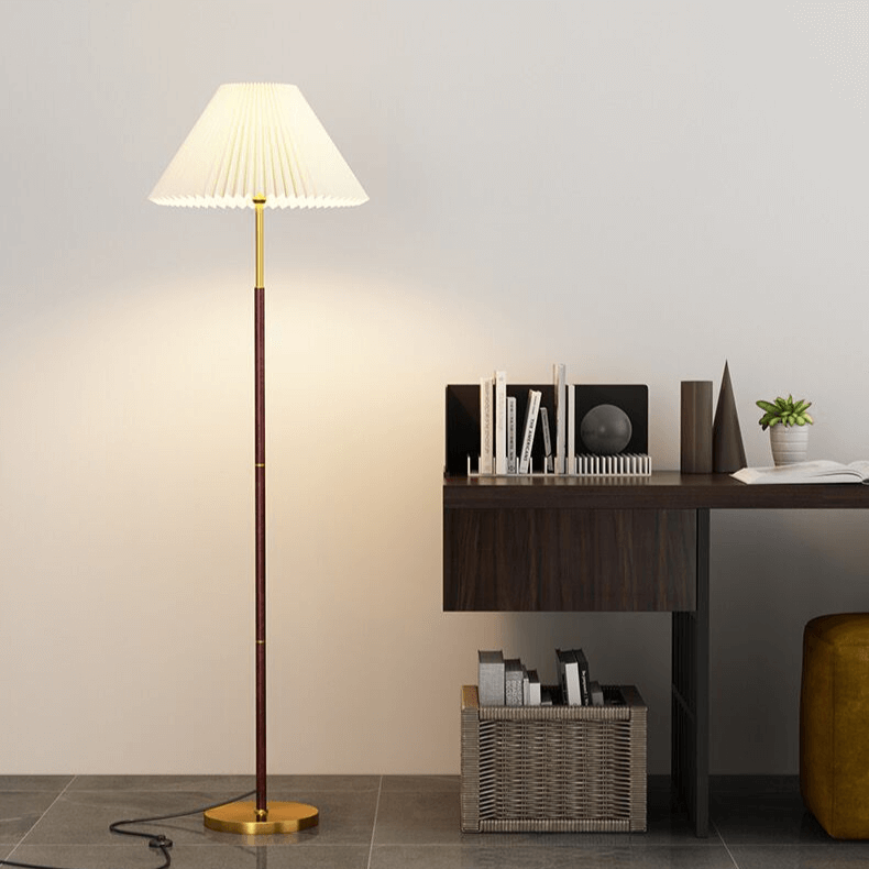 Modern Rice Paper Floor Lamp - Elegant Minimalist Lighting for Living Room & Bedroom