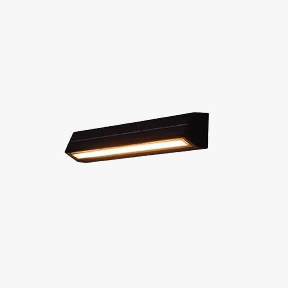 Modern Acrylic Outdoor Solar Wall Light IP65 - Weatherproof Garden, Patio, Pathway Lighting