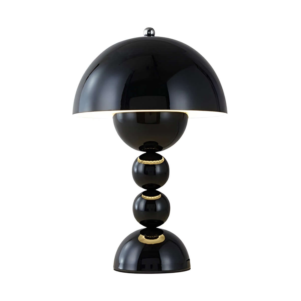 Vintage Mid-Century Modern Mushroom Lamp - Retro Acrylic Dome Light for Table & Desk