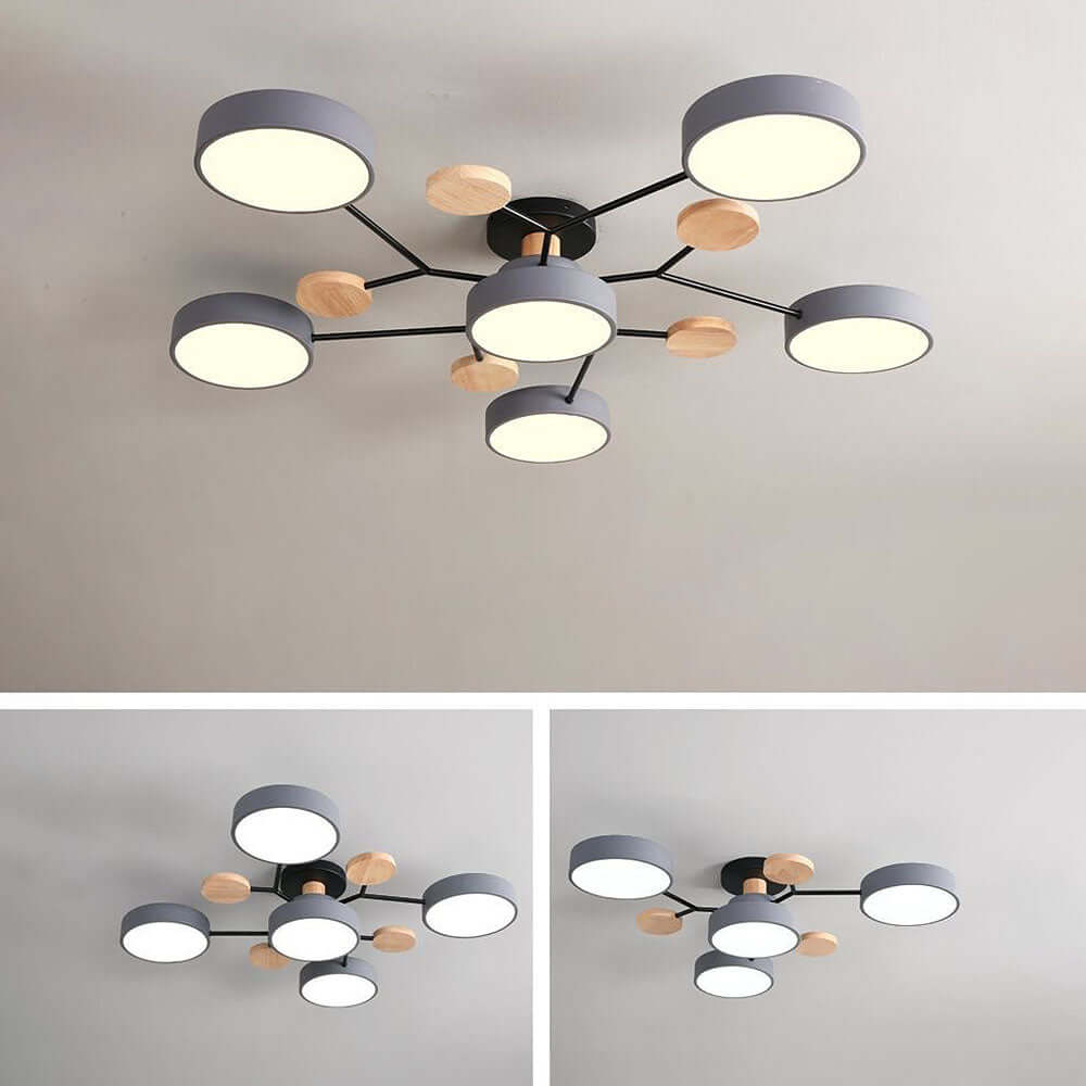 Modern Circular Living Room LED Ceiling Light