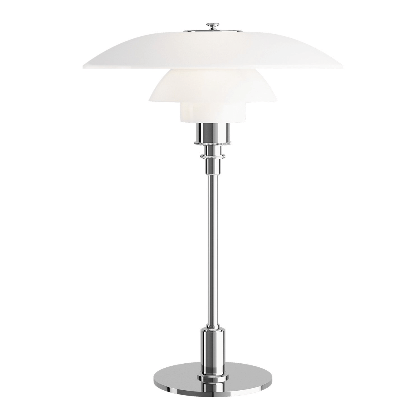Modern Danish Designer Table Lamp with LED Light - Dimmable - 11" x 18.5"