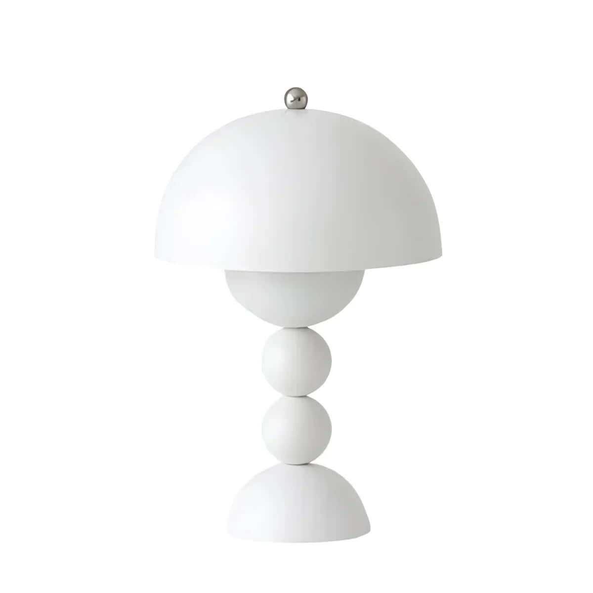 Vintage Mid-Century Modern Mushroom Lamp - Retro Acrylic Dome Light for Table & Desk