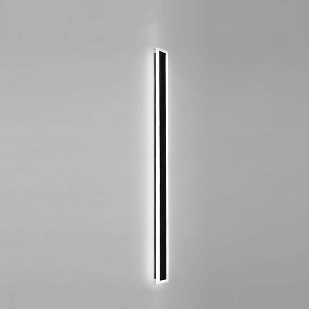 IP65 Modern Minimalist LED Outdoor Wall Light, Black Acrylic, Weatherproof
