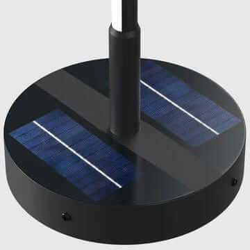 Modern Outdoor Solar Floor Lamp - 52.4" Tall LED Solar Powered Lamp for Patio, Garden, or Outdoor Living Area