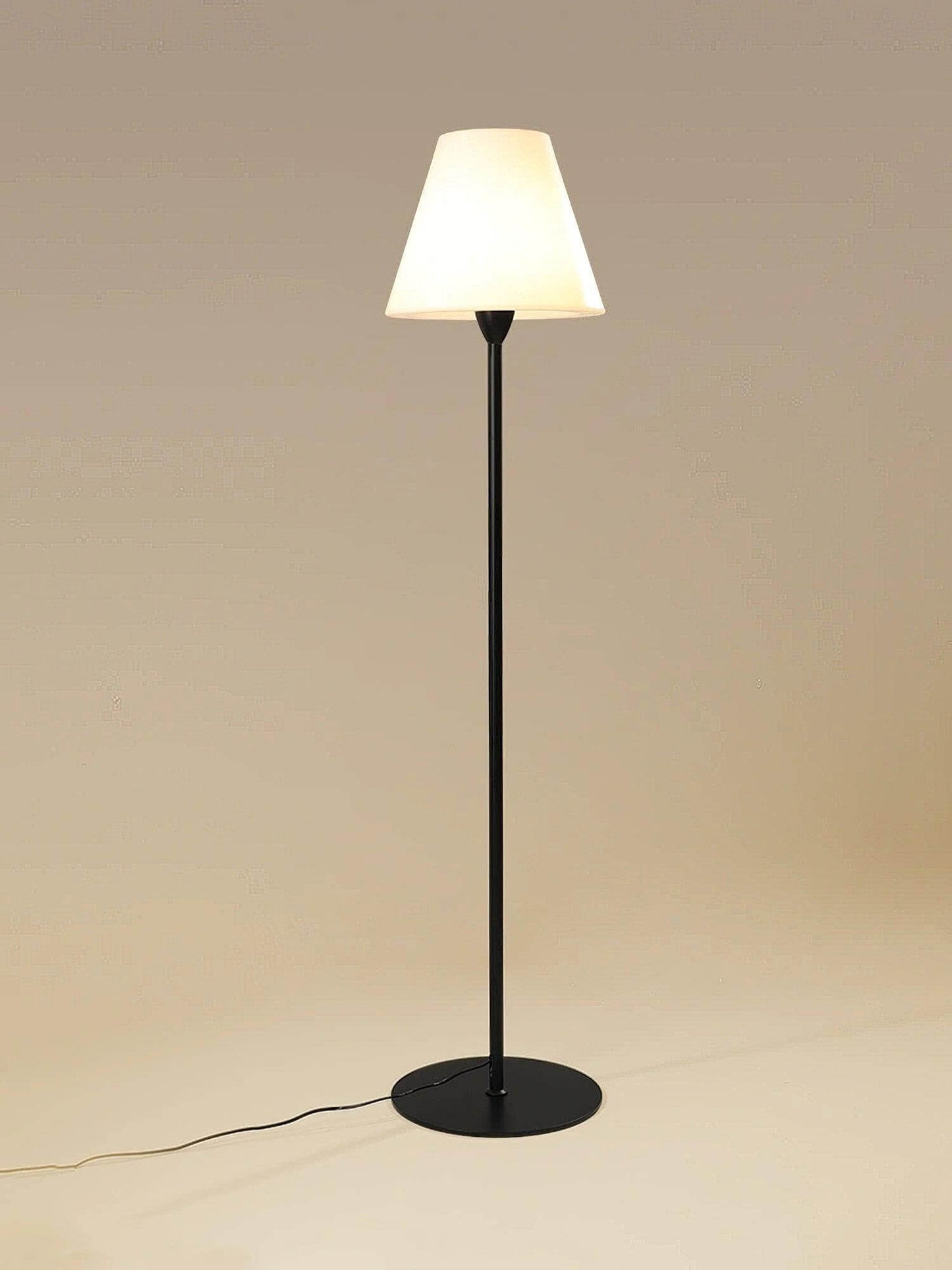 Modern Ward Floor Lamp - Metal & Acrylic - Black & White Options