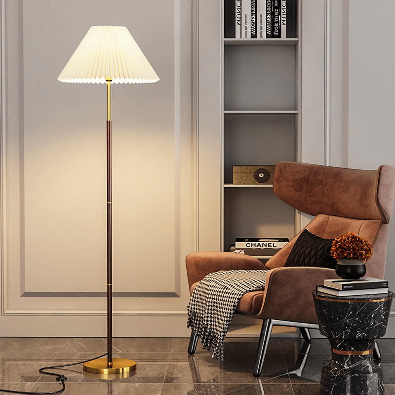 Modern Rice Paper Floor Lamp - Elegant Minimalist Lighting for Living Room & Bedroom