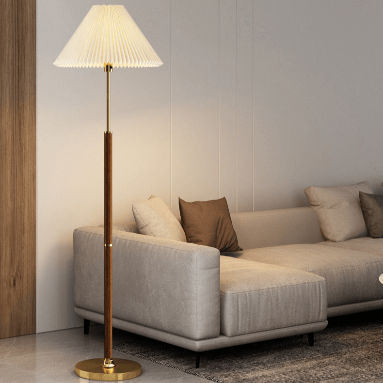 Modern Rice Paper Floor Lamp - Elegant Minimalist Lighting for Living Room & Bedroom