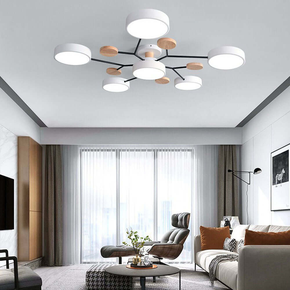 Modern Circular Living Room LED Ceiling Light