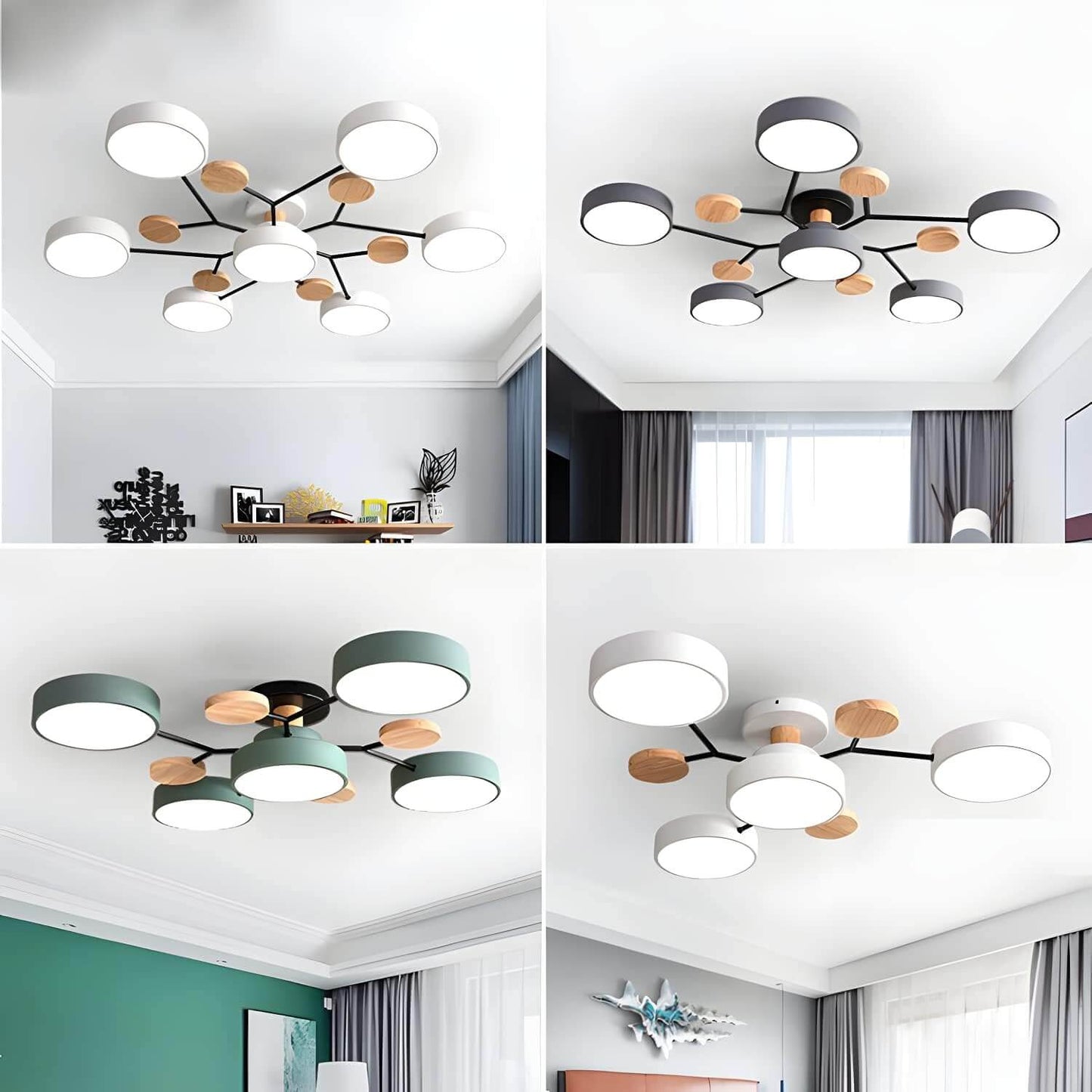 Modern Circular Living Room LED Ceiling Light