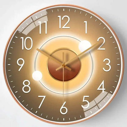 Silent Wall Clock, 30cm Modern Design, Battery Operated, Non-Ticking, for Living Room, Bedroom, Kitchen, Office