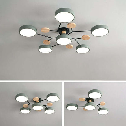 Modern Circular Living Room LED Ceiling Light