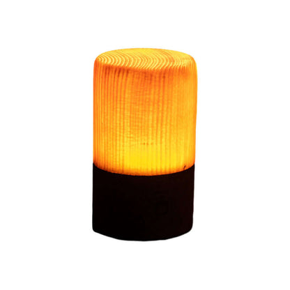 GloedHout Touch Control LED Table Lamp - Rechargeable Battery Powered Lamp for Bedroom, Office - Wooden & Metal Design