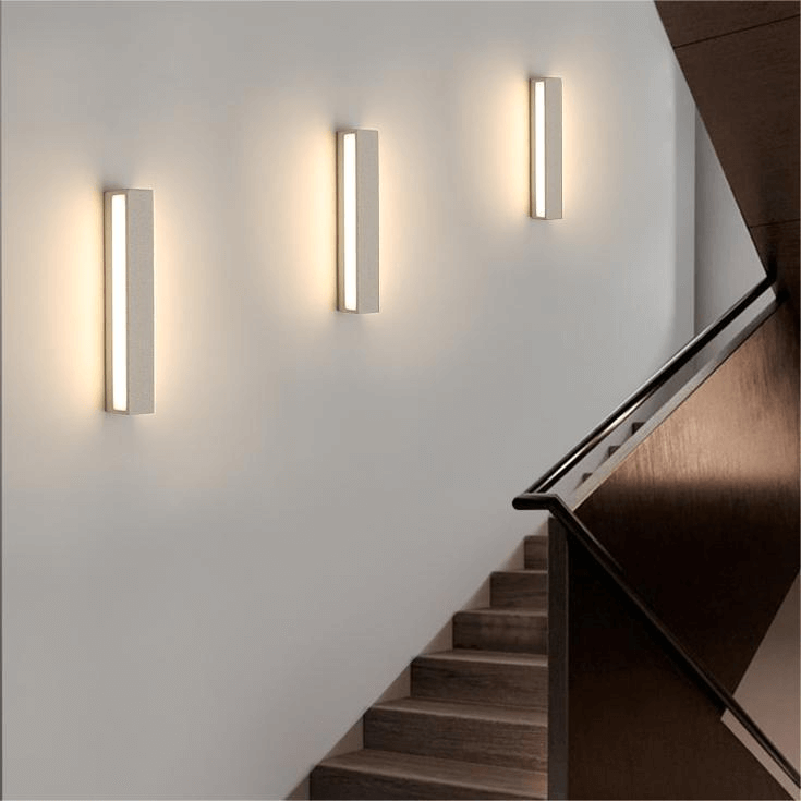 Modern Outdoor LED Wall Lamp - IP65 Waterproof, 9.4/15 Inch, Warm White Light, for Patio, Garden, Balcony