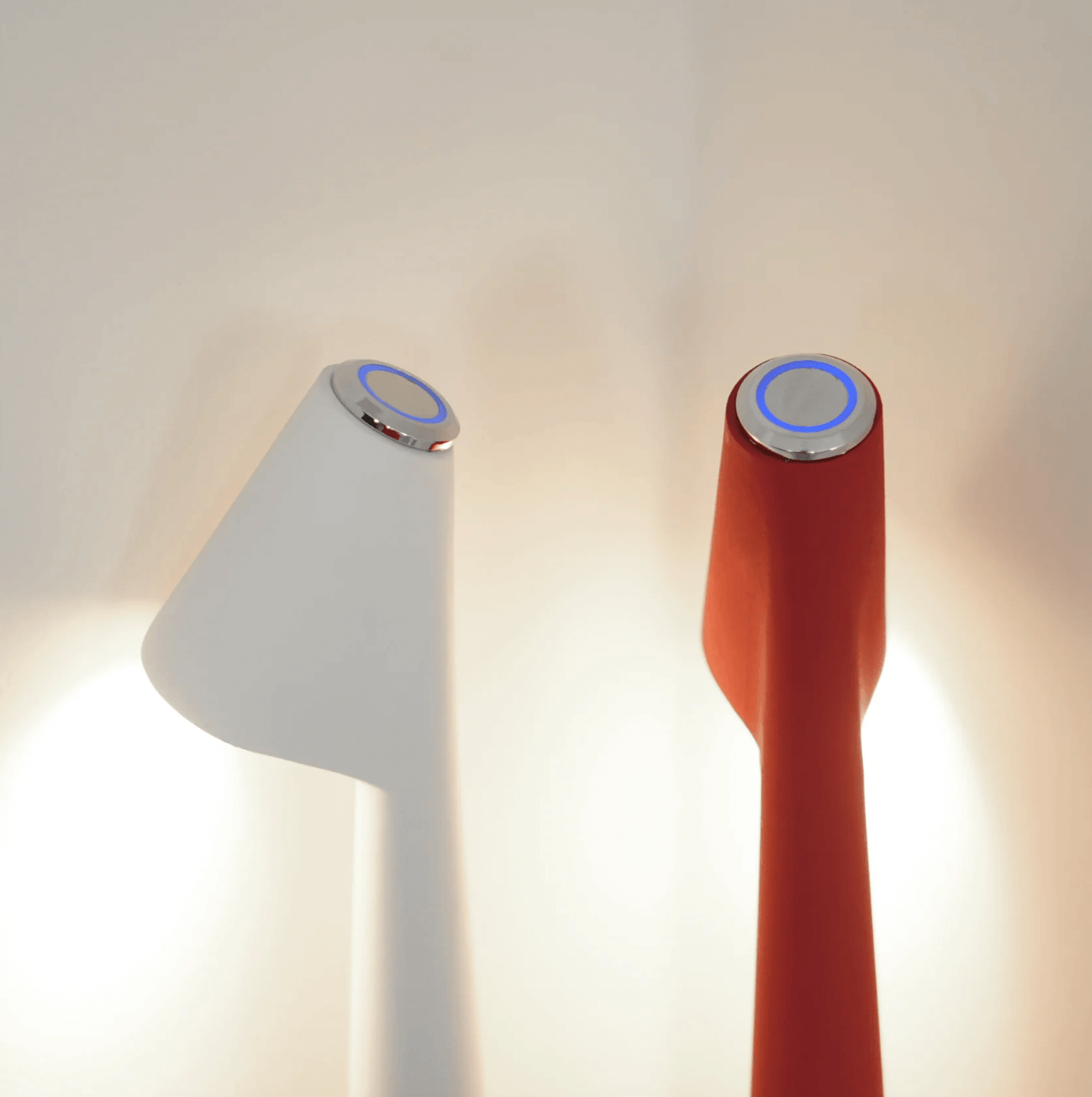 Nordic Minimalist LED Desk Lamp | Rechargeable | Dimmable | Touch Control | 35/45cm