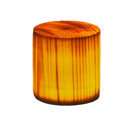 GloedHout Touch Control LED Table Lamp - Rechargeable Battery Powered Lamp for Bedroom, Office - Wooden & Metal Design