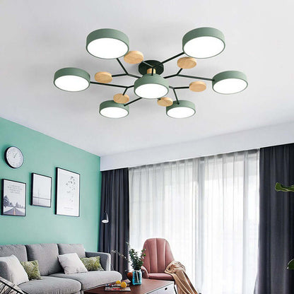 Modern Circular Living Room LED Ceiling Light