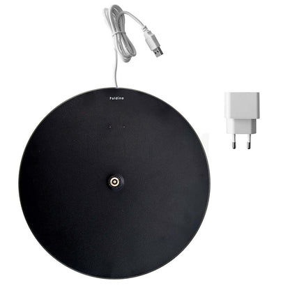 Rechargeable LED Floor Lamp - Modern Adjustable Aluminum & Acrylic Lamp - White/Black