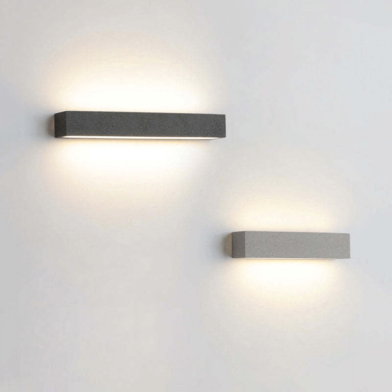 Modern Outdoor LED Wall Lamp - IP65 Waterproof, 9.4/15 Inch, Warm White Light, for Patio, Garden, Balcony