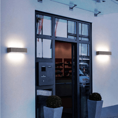 Modern Outdoor LED Wall Lamp - IP65 Waterproof, 9.4/15 Inch, Warm White Light, for Patio, Garden, Balcony