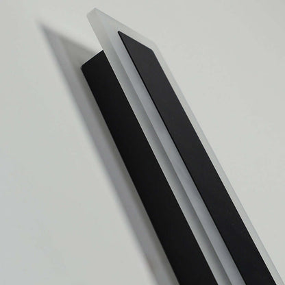 IP65 Modern Minimalist LED Outdoor Wall Light, Black Acrylic, Weatherproof