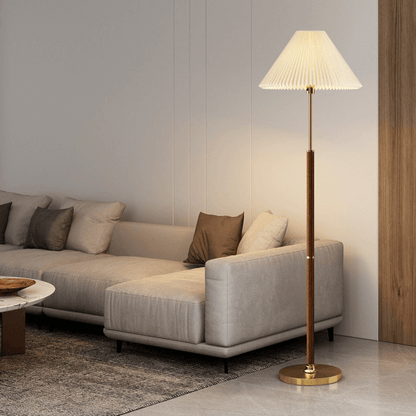 Modern Rice Paper Floor Lamp - Elegant Minimalist Lighting for Living Room & Bedroom