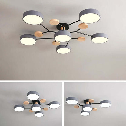 Modern Circular Living Room LED Ceiling Light