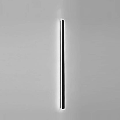 IP65 Modern Minimalist LED Outdoor Wall Light, Black Acrylic, Weatherproof