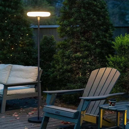 Signature Outdoor Solar Lamp - Metal & Acrylic - IP65 - Dia 12" x H 68"