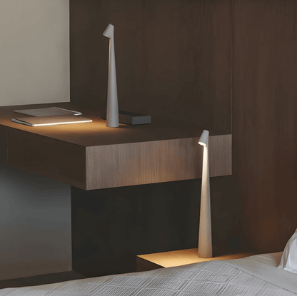 Nordic Minimalist LED Desk Lamp | Rechargeable | Dimmable | Touch Control | 35/45cm