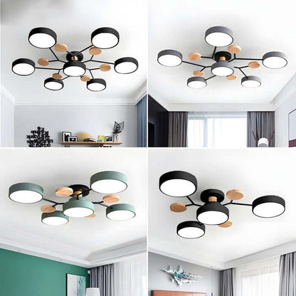 Modern Circular Living Room LED Ceiling Light