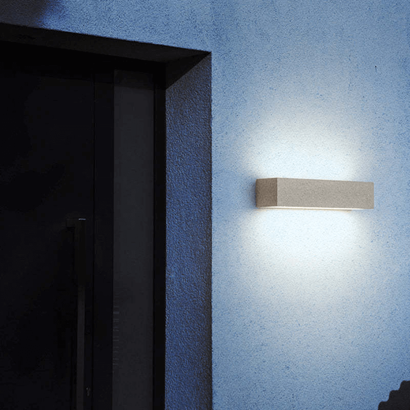 Modern Outdoor LED Wall Lamp - IP65 Waterproof, 9.4/15 Inch, Warm White Light, for Patio, Garden, Balcony