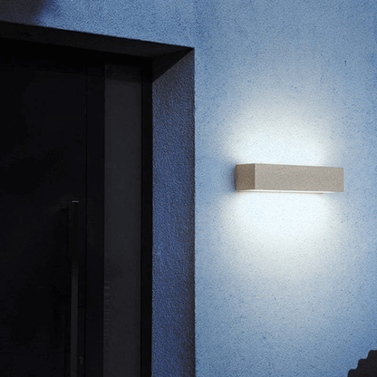 Modern Outdoor LED Wall Lamp - IP65 Waterproof, 9.4/15 Inch, Warm White Light, for Patio, Garden, Balcony