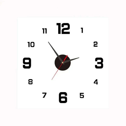 Silent Wall Clock, 30cm Modern Design, Battery Operated, Non-Ticking, for Living Room, Bedroom, Kitchen, Office